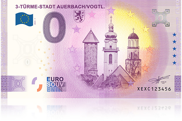 Null-Euro-Souvenirschein - Motiv 2022