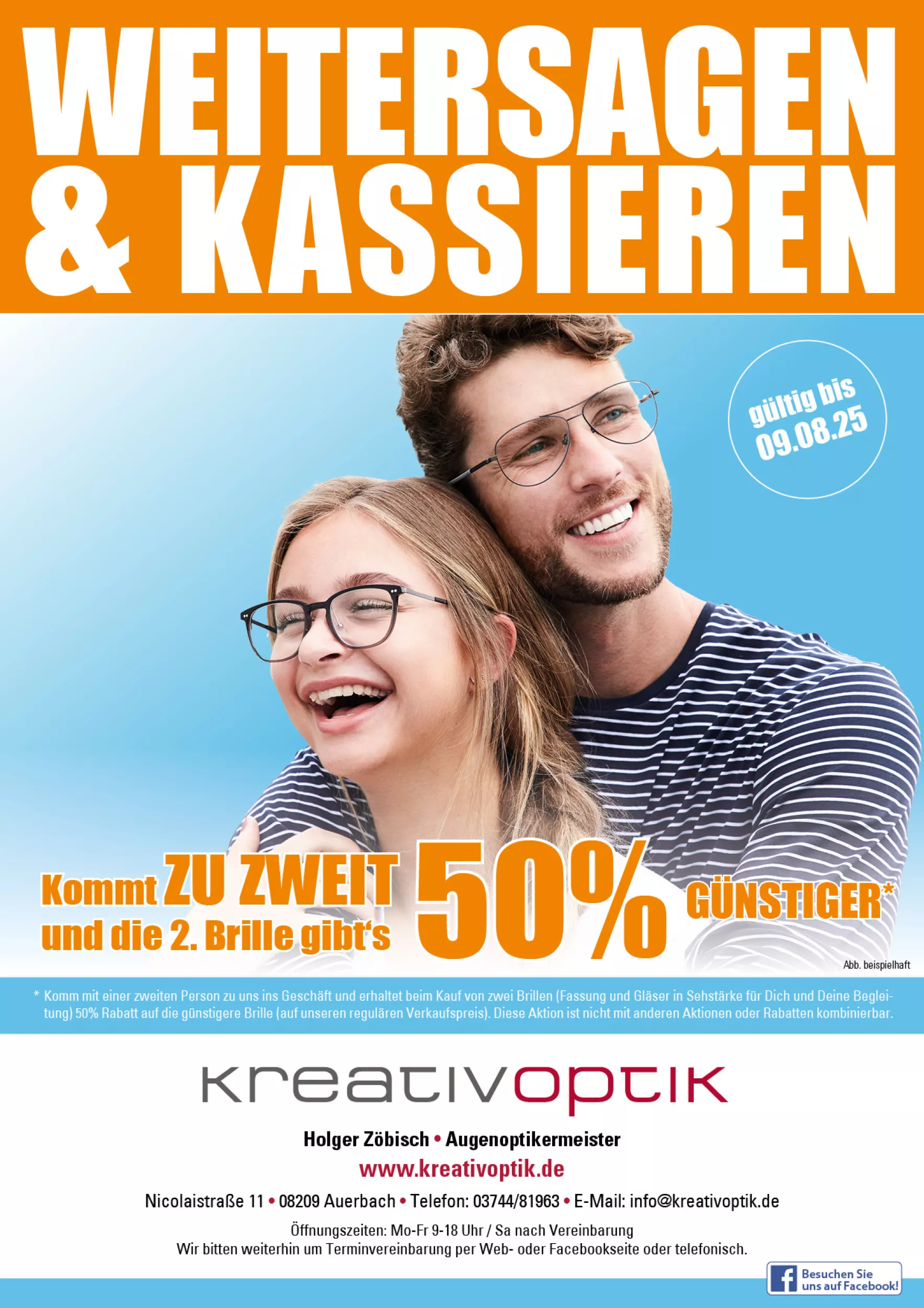 Weitersagen und Kassieren!