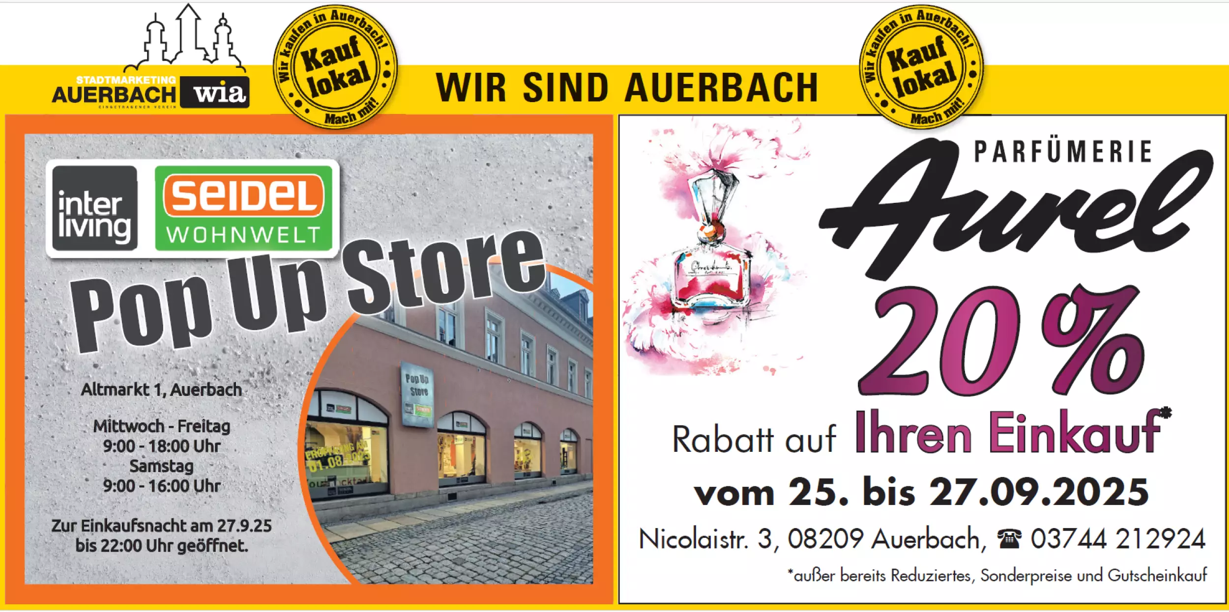 Kauf lokal 22.09.2025