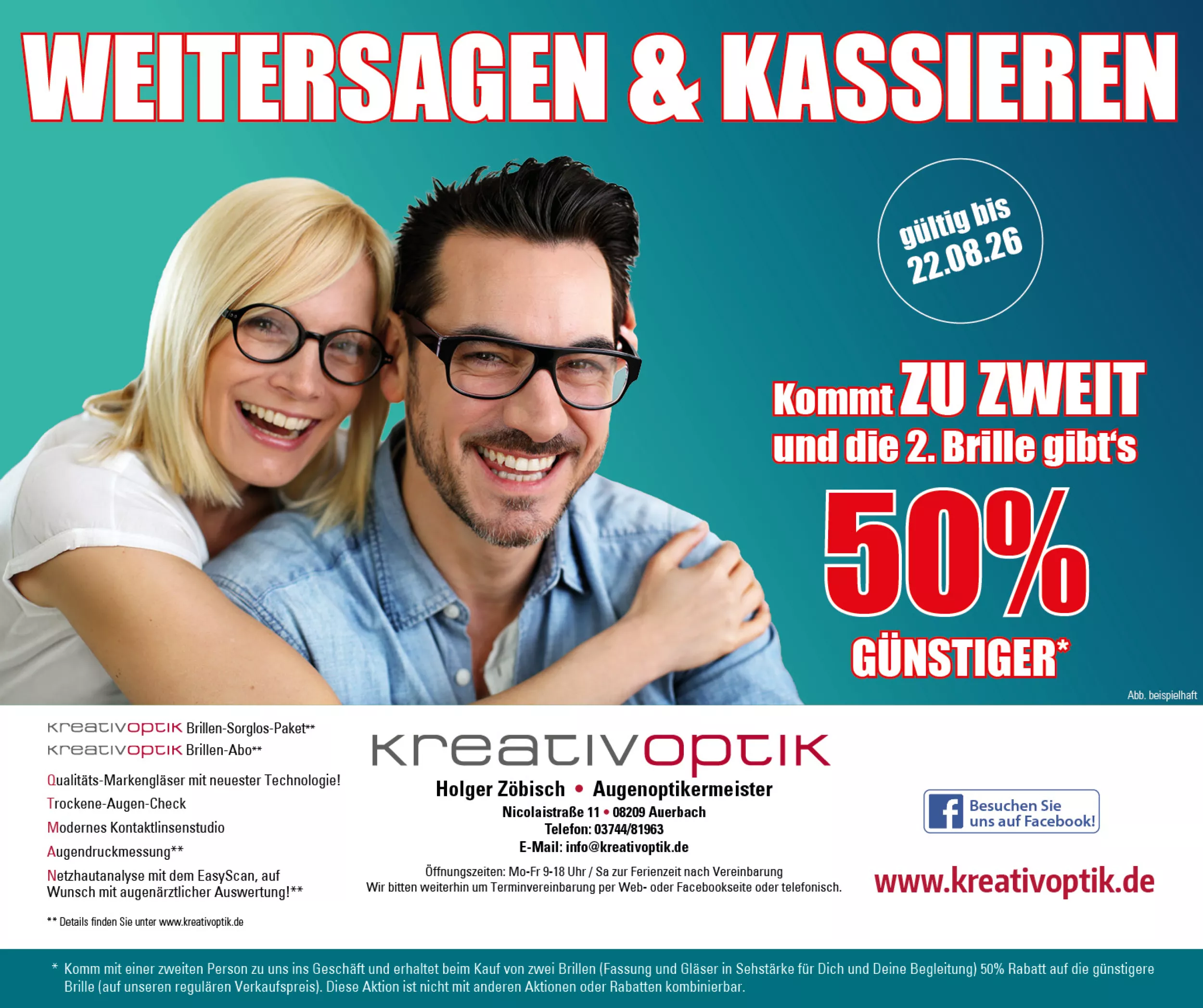 Aktionswochen: Weitersagen und Kassieren!!