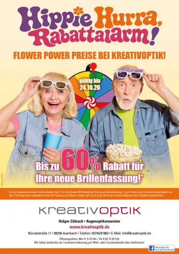 Hippie Hurra- Rabattalarm! 